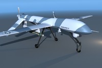 predator uav 3d model