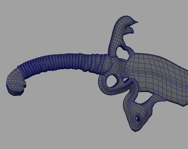 blademaster sword 3d obj