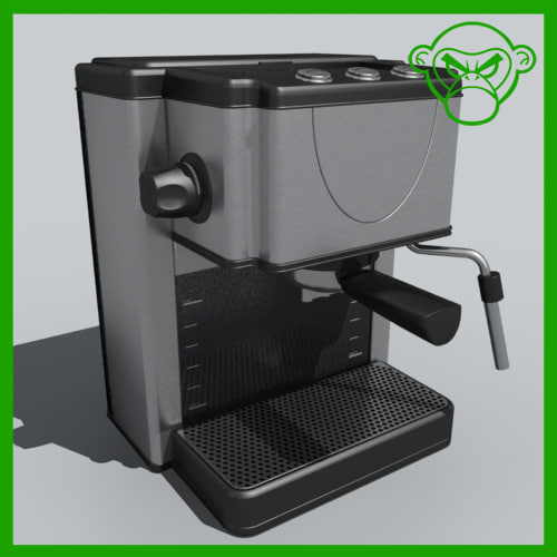 3ds max espresso machine