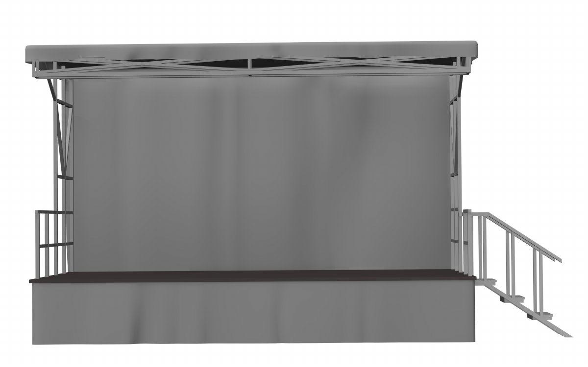 3d model of stage