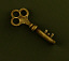 3d model clasic old keys