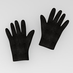 3d model gloves accessories