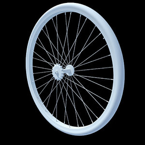 bicycle wheel 3d model