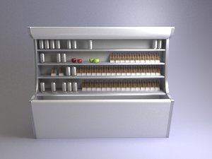 3d model fridge