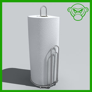 paper towel 3d model