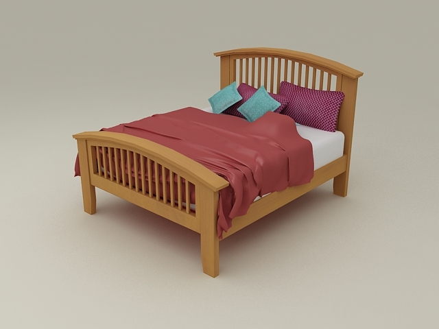 Mobliertes Doppelbett Von Nimbus Bedroom Furniture Set Hochwertiges 3d Mobelmodell