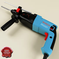 bosch hammer drill 3d model
