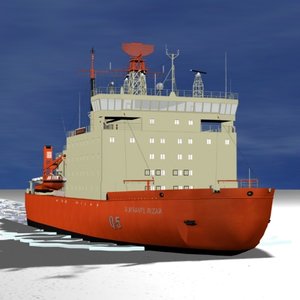 3d model argentine icebreaker irizar
