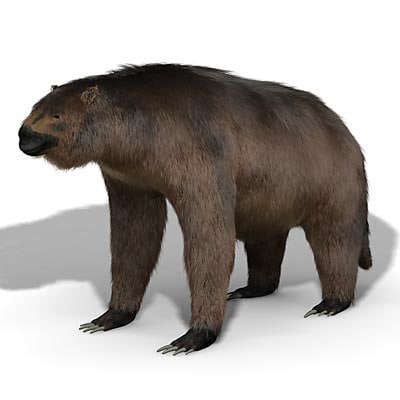 3d Model Giant Megatherium