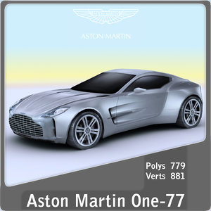 2011 astonmartin one-77 3ds