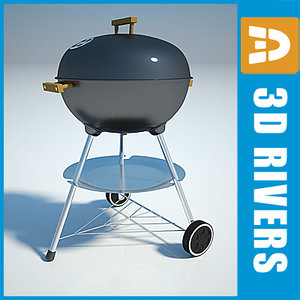 3d barbecue grill coals charcoal
