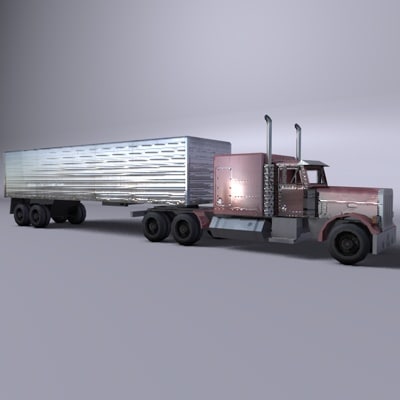 3d truck model