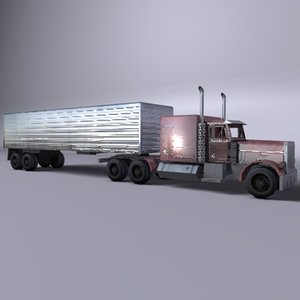 3d truck model