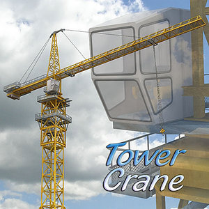 tower cranes obj