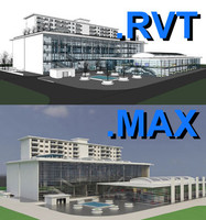 Revit multi purpose building 05 & max file