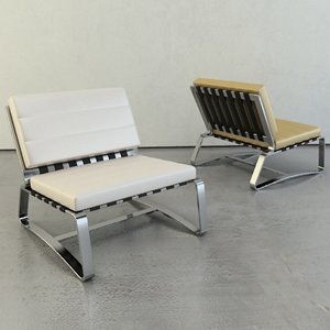 contemporary armchair 3d model