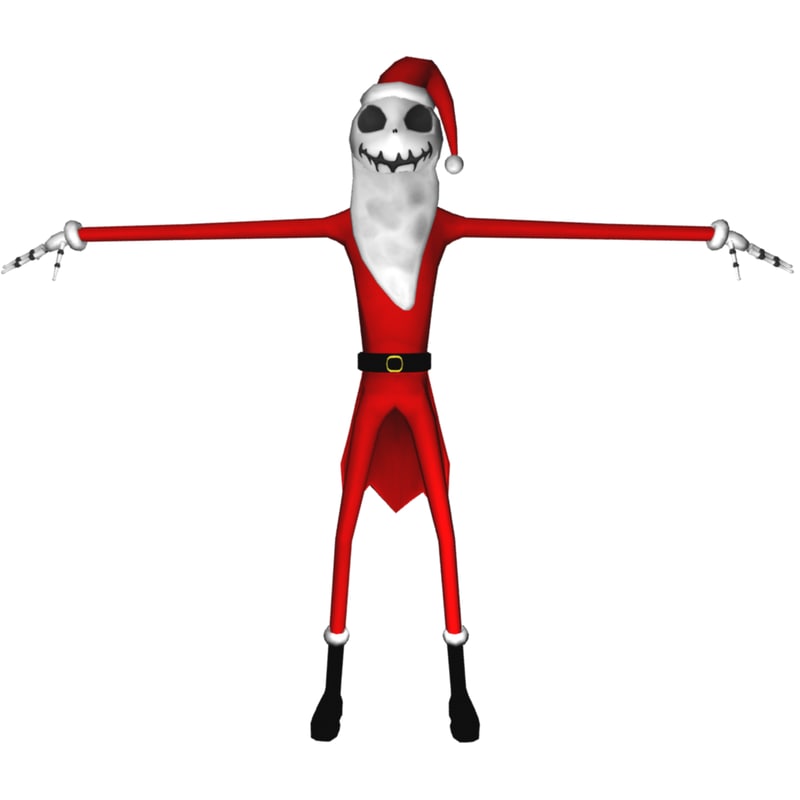 jack skellington santa doll