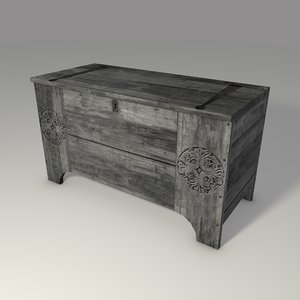 medieval chest 3d model