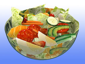 3d salad