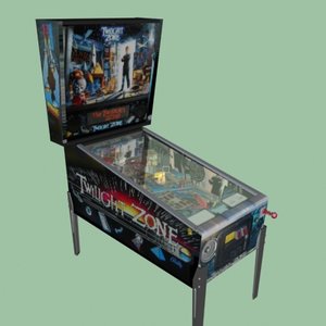 3d classic pinball machine twilight