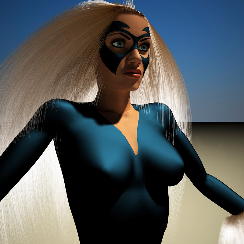  black cat 3d model 