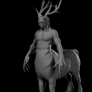 3d centaur beast model