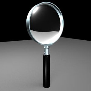 free magnifying glass 3d model
