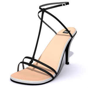 heel shoes 3d model
