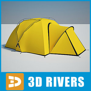 camping tent 3d model