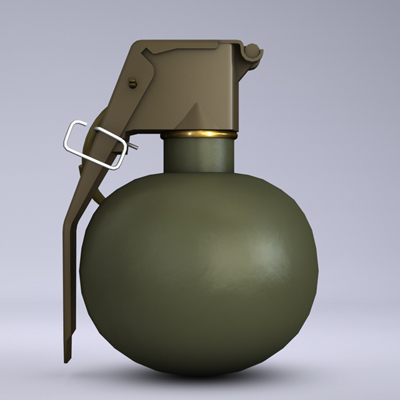 3ds m67 frag grenade