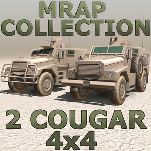 3d cougar 4x4 model