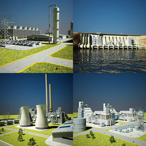 power stations 3d 3ds