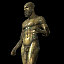 bronze statue riace 3d model