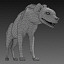 spotted hyena 3d model