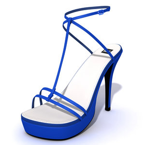 female sandals 3d model