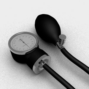 spygmomanometer blood pressure apparatus 3d 3ds