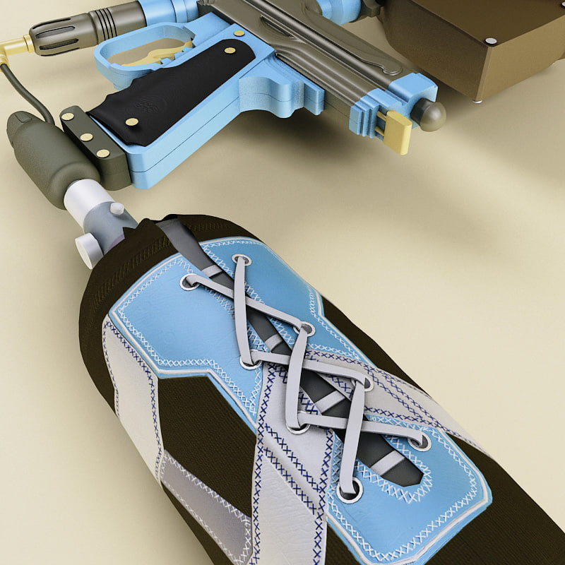 paintball marker aim autococker 3d max