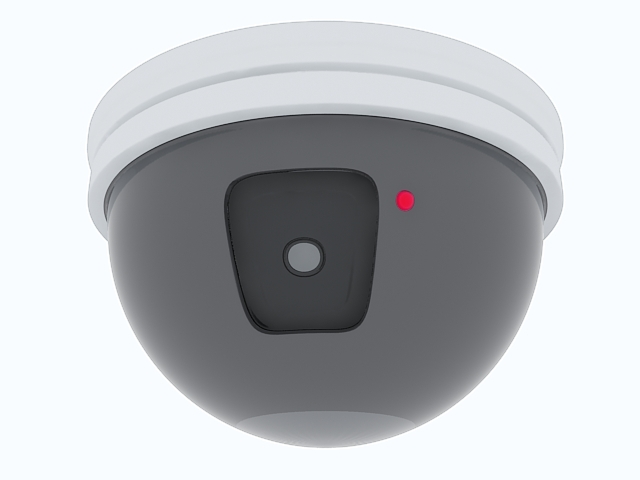 Ceiling Mounted Security Camera 3d Model