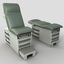 medical hospital bed 3d model
