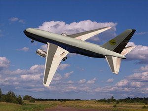 3d airplane model