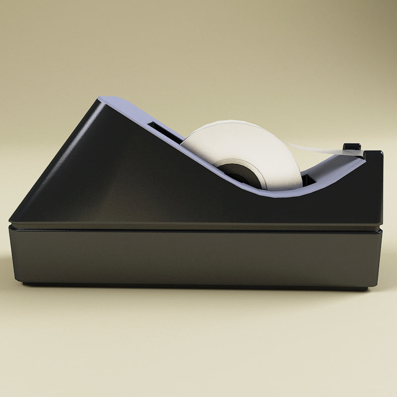 3d model tape dispenser