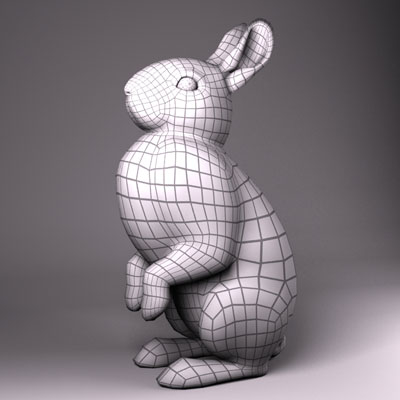 3d easter bunny