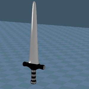 broad sword 3d model
