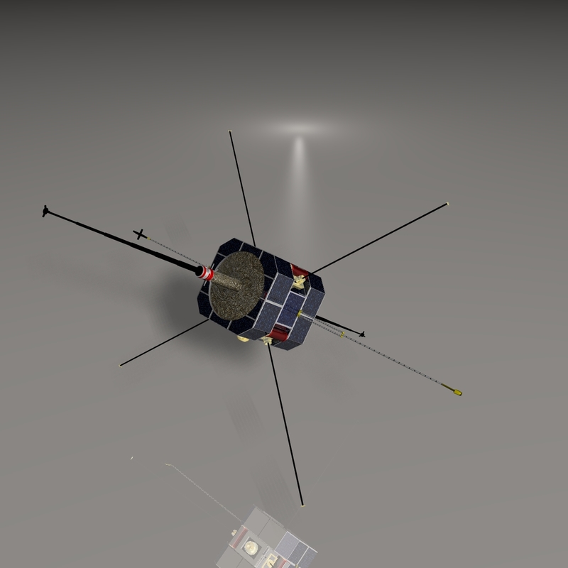 nasa fast satellite 3d model