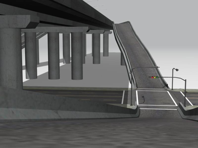 highway ramp 3d 3ds