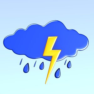 weather icon 3d model