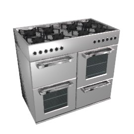 3d model stove oven