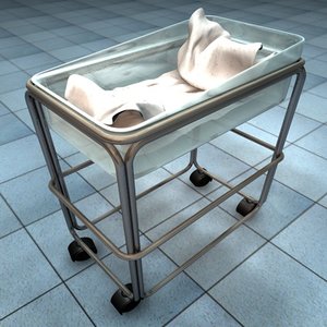 bassinet hospital 3d model