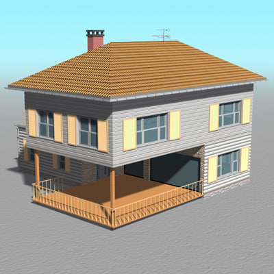 3ds max house building