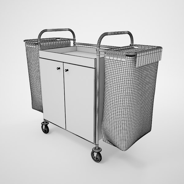 housekeeping cart 3d model